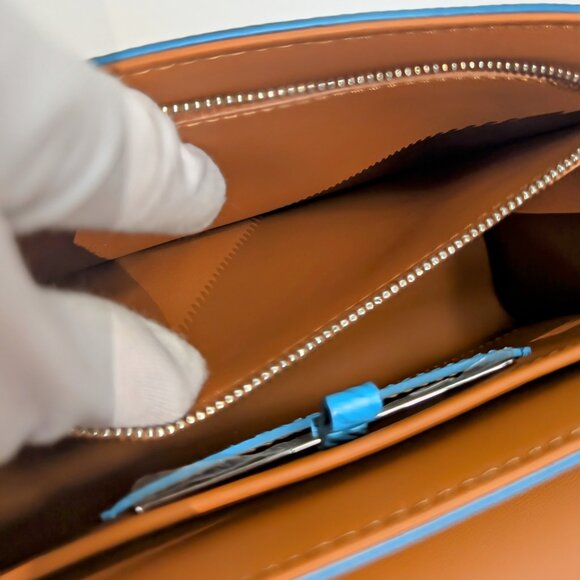 Louis Vuitton Cyan Blue Twist MM Bag in Epi Leather - Picture 12 of 16